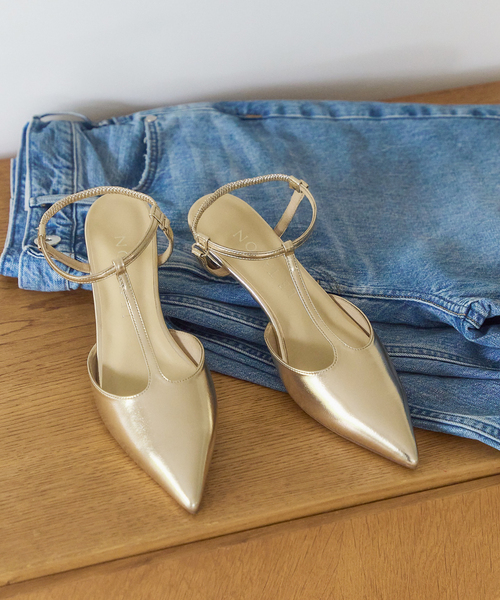 LE TALON（ル タロン） パンプス 4cmTストラップパンプス : ZOZOTOWN