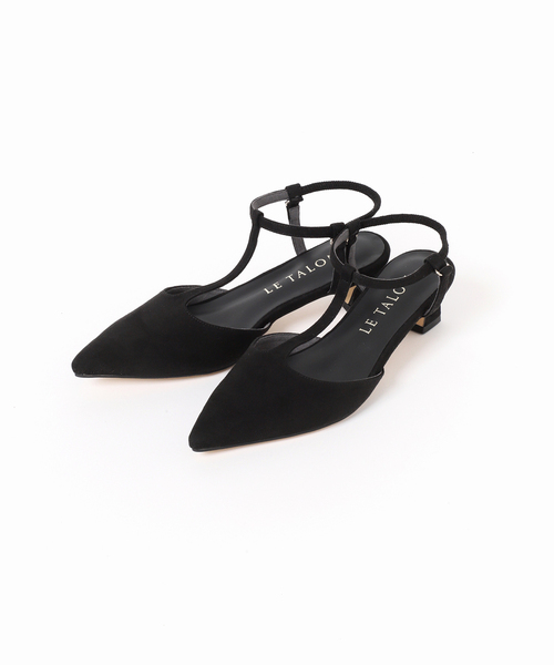 MH56◇新品◇Le Talon ルタロン 4cmTストラップパンプス 23.5 LE TALON