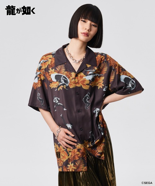 glamb（グラム） シャツ Mad Dog Aloha Shirt / マッドドッグアロハ