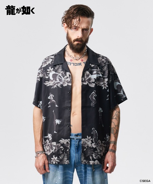 glamb シャツ Mad Dog Aloha Shirt / マッドドッグアロハシャツ