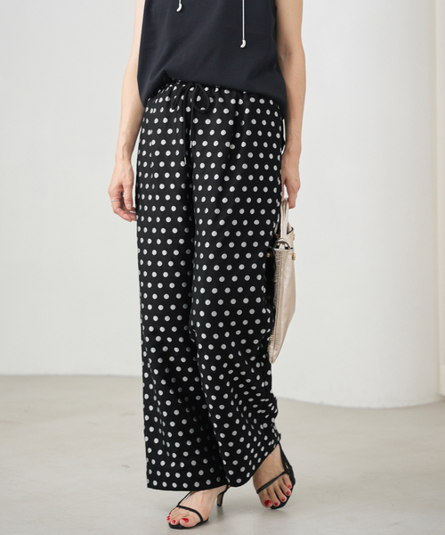 IENA（イエナ） パンツ 「WEB限定/追加」ドットジャガードイージー