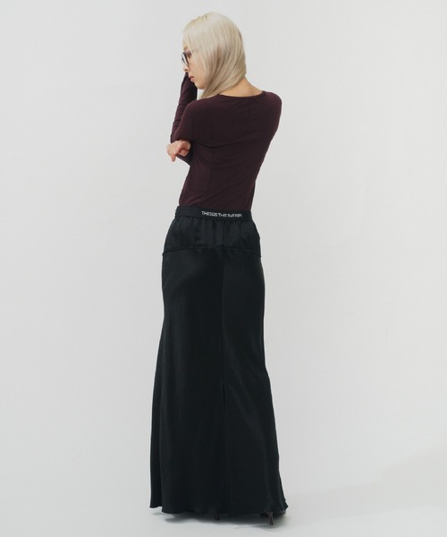 THINGS THAT MATTER ロングスカート THINGS THAT MATTER（シングス ザット マター） スカート BACK SLIT