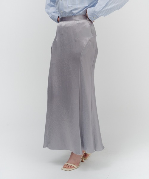 machatt マチャット　バックスリットロングスカート MACHATT マチャット ロング・マキシ丈スカート M 黒 【古着】【中古
