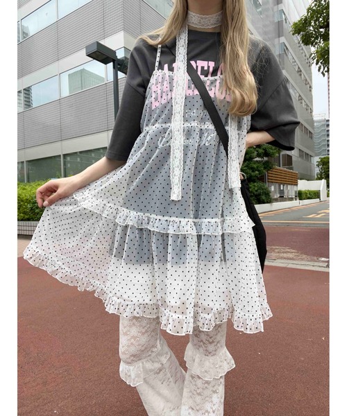 WC ワンピース ドットシアーミニキャミワンピース : ZOZOTOWN Yahoo!店