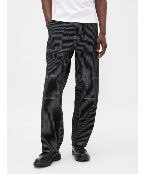 GAP ジーンズ バギー カーペンターデニム メンズ : ZOZOTOWN