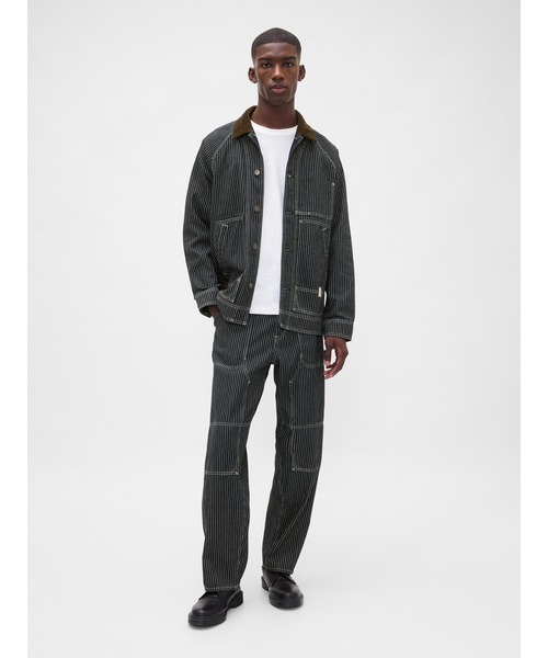 GAP ジーンズ バギー カーペンターデニム メンズ : ZOZOTOWN
