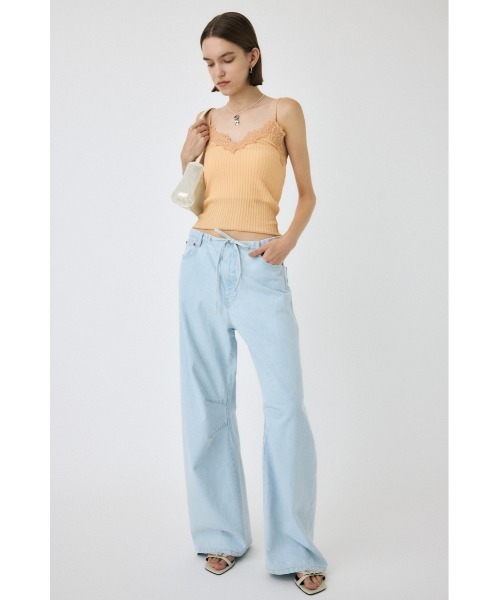 MOUSSY マウジー　M_ EMBROIDERY キャミソール moussy - EMBROIDERY キャミソールの通販 by p”s shop｜マウジーならラクマ