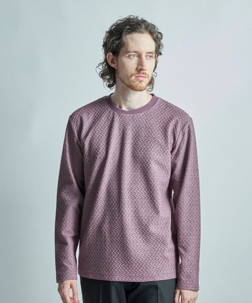 MEN'S BIGI（メンズビギ） tシャツ シャーリングジャカードロング