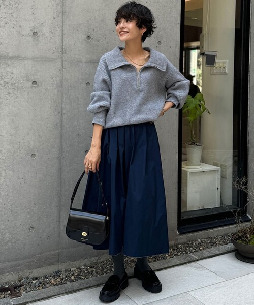 ノーリーズフレアスカート NOLLEY'S 「NOLLEY'S」 フレアスカート 1 カーキオリーブ