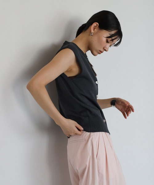 AMOMENTO STRIPE CORSET VESTアモーメント ベスト ジレ AMOMENTO STRIPE CORSET VESTアモーメント ベスト ジレ AMOMENTO