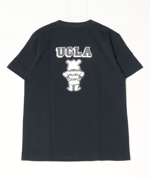 「FUNALIVE」 「UCLA」半袖Tシャツ M ネイビー メンズ