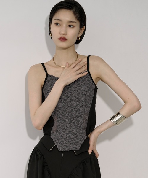 Ezick 2ピースレースボレロキャミソール 2p lace bolero レースボレロキャミソール（アンサンブル