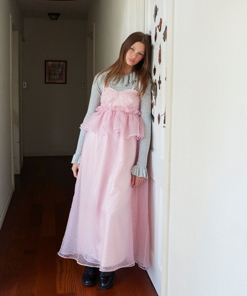 CAROLINA GLASER（カロリナ グレイサー） ニット セーター フリルリブ