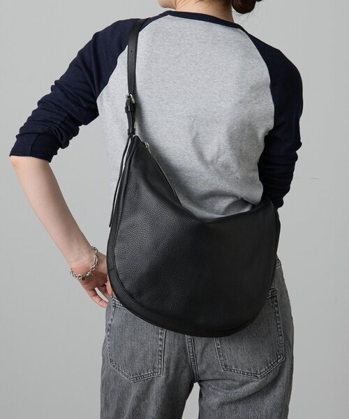russet ショルダーバッグ バッグ シボレザーショルダーバッグM