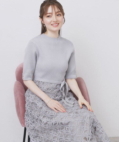 index（インデックス） ワンピース フラワーレースドッキング