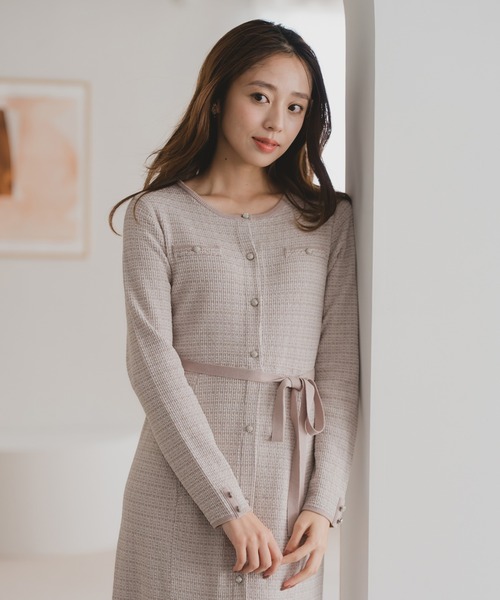 MISCH MASCH（ミッシュマッシュ） ワンピース 2025秋冬新作 ツイード