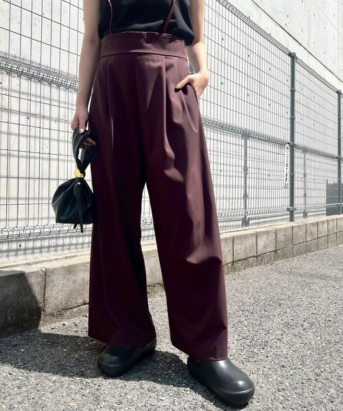 Narcissus（ナルシス） ワイドパンツ パンツ 「SINN」サスペンダー