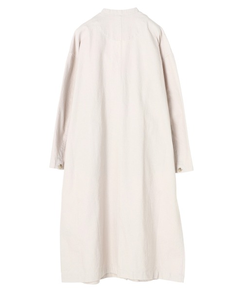 「CRAFT STANDARD BOUTIQUE」 ノーカラーコート MEDIUM アイボリー レディース_画像8