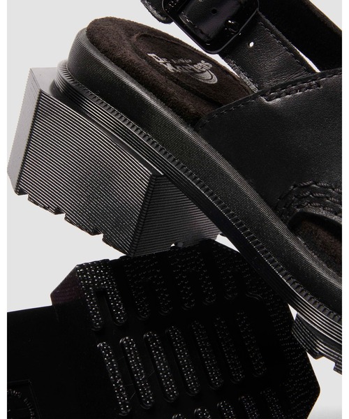 「Dr. Martens」 ヒールサンダル - ブラック レディースの画像