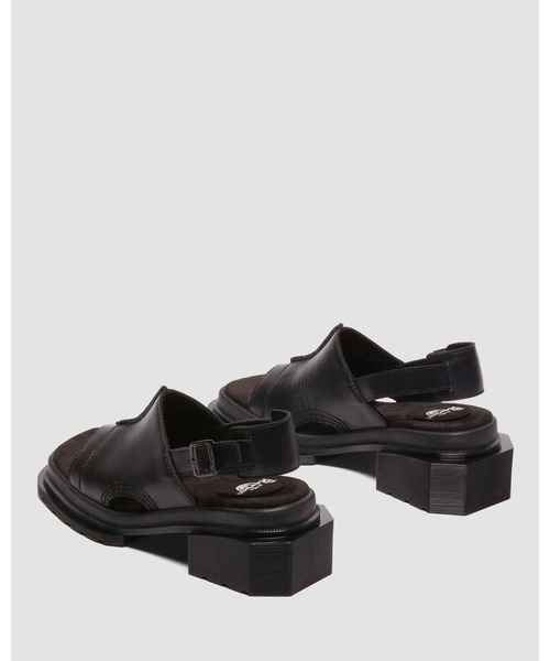 「Dr. Martens」 ヒールサンダル - ブラック レディースの画像