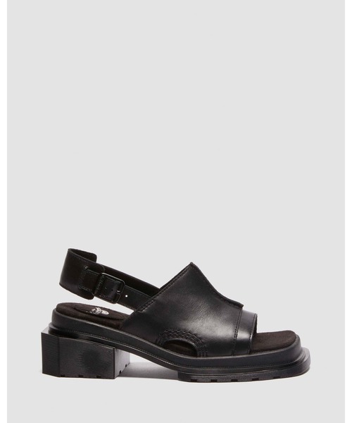 「Dr. Martens」 ヒールサンダル - ブラック レディースの画像