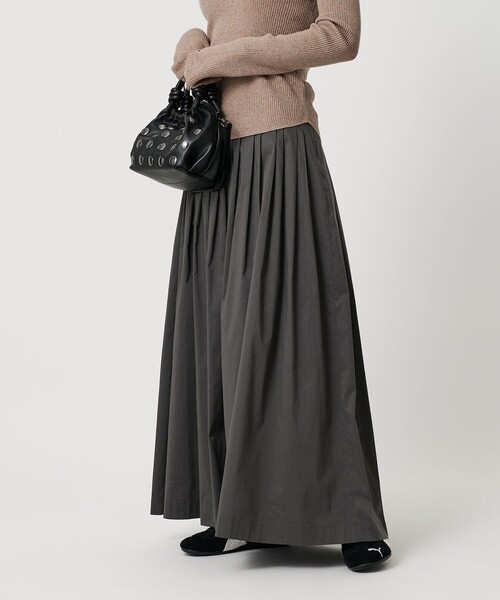 BEAUTY＆YOUTH UNITED ARROWS スカート ポリエステルコットン タック