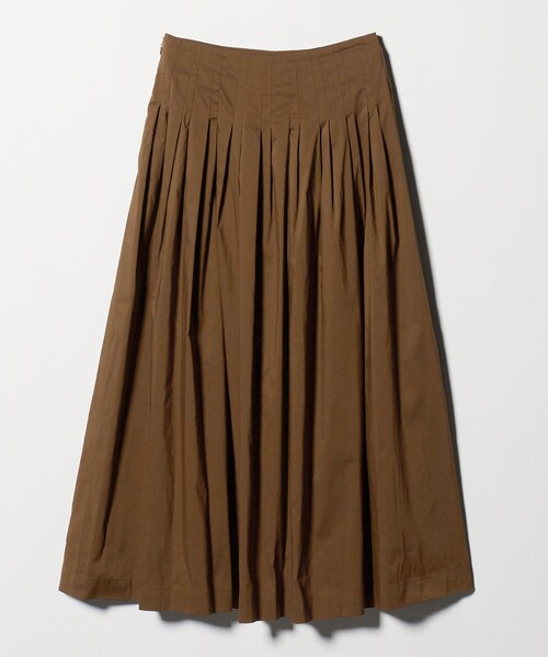 BEAUTY＆YOUTH UNITED ARROWS スカート ポリエステルコットン タック