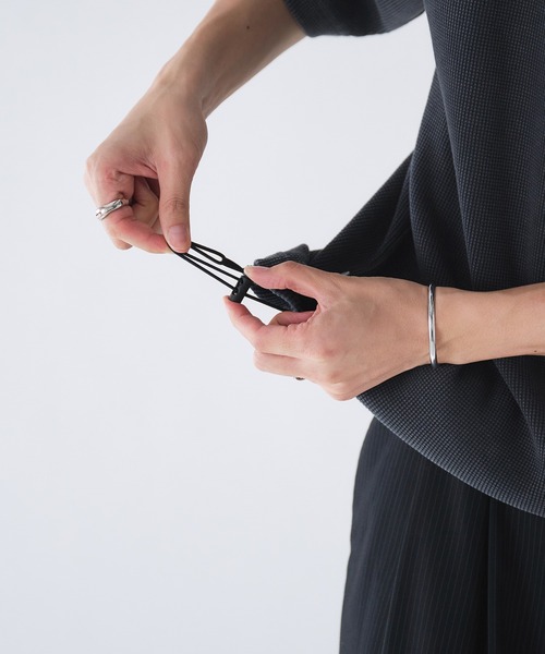 「Adoon plain」 半袖Tシャツ LARGE ネイビー メンズ_画像3