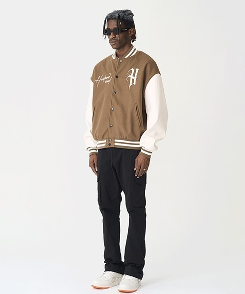 HARSH AND CRUEL（ハーシュアンドクルーエル） スタジャン L ブラック