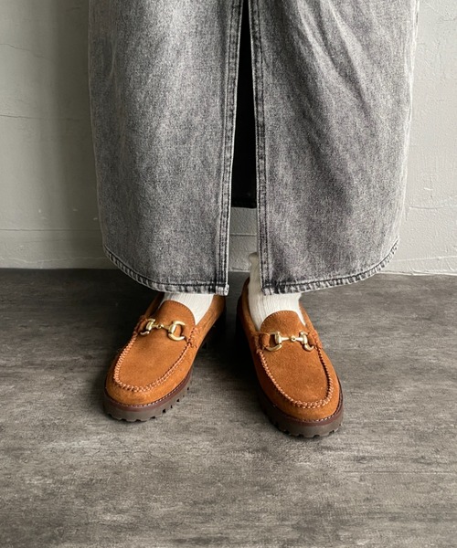 ARTESANOS（アルテサノス） シューズ 別注 スエード ビットローファー