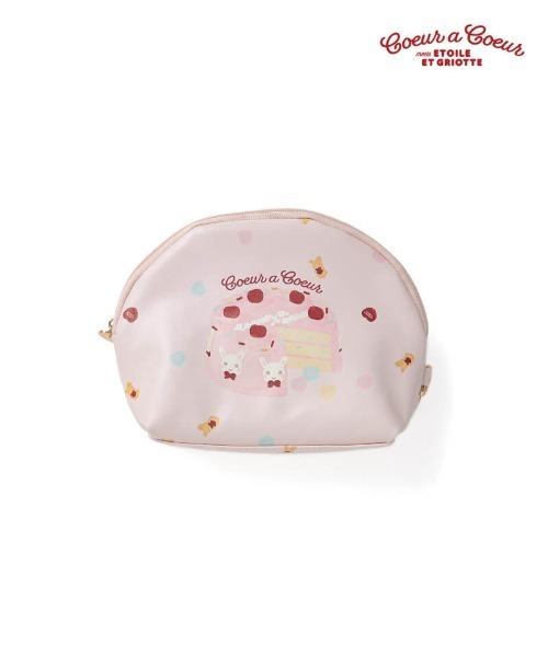 coeur a ポーチ 「Etoile et Griotte×coeur coeur」ラウンドポーチ