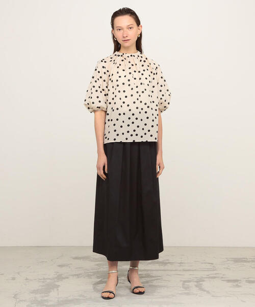 「BALLSEY」 半袖ブラウス 36 ブラック レディース_画像4