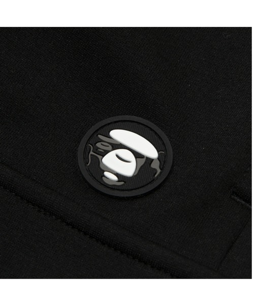 「AAPE BY A BATHING APE」 ハーフパンツ LARGE ブラック メンズ_画像5
