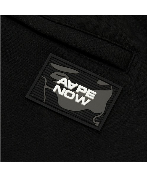 「AAPE BY A BATHING APE」 ハーフパンツ LARGE ブラック メンズ_画像6