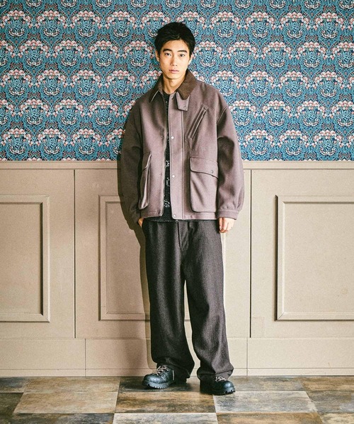 noaさん専用niko and…ウーリーテックハンティングブルゾン チャコール noaさん専用niko and…ウーリーテックハンティングブルゾン チャコール