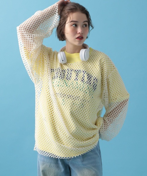 「PBLIM」 長袖ニット FREE オフホワイト レディース_画像2