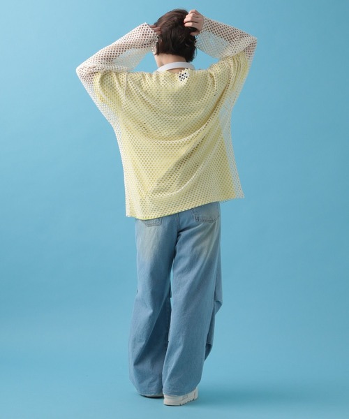 「PBLIM」 長袖ニット FREE オフホワイト レディース_画像7