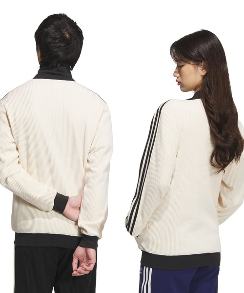 adidas コート ジャケット WAFFLE CLASSIC BECKENBAUER TRACK TOP