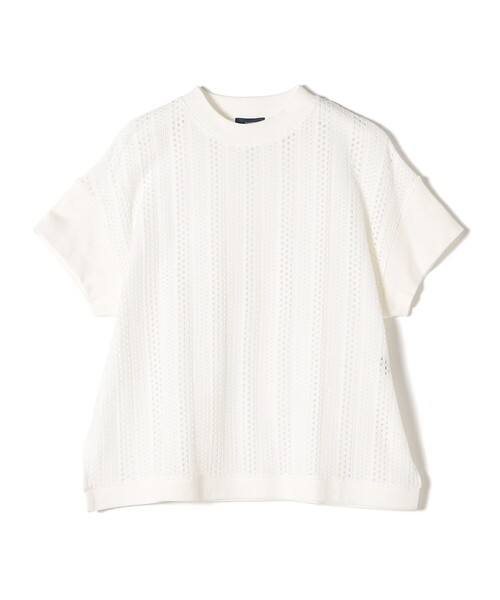 「SHIPS」 半袖カットソー ONE SIZE チャコールグレー レディース_画像3