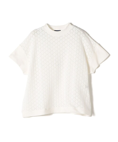 「SHIPS」 半袖カットソー ONE SIZE チャコールグレー レディース_画像6