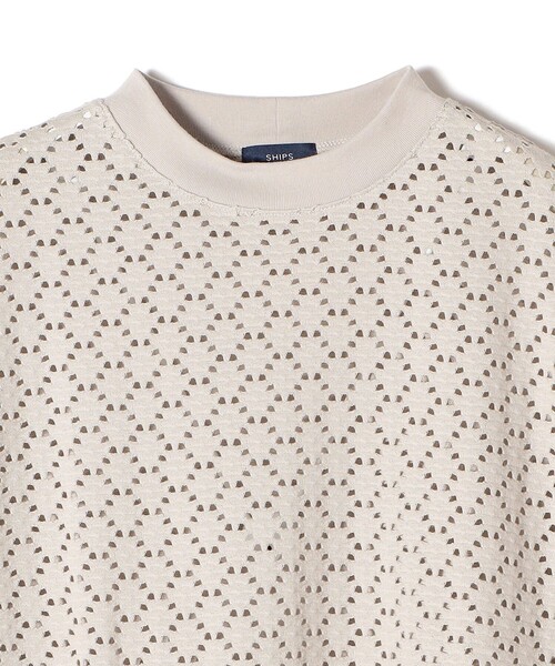「SHIPS」 半袖カットソー ONE SIZE チャコールグレー レディース_画像8
