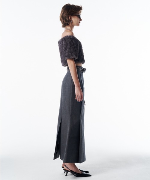 JOSE MOON（ジョゼムーン） FUR OFFSHOULDER TOPS/ファーオフ