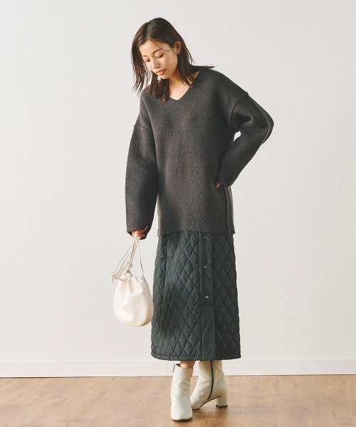 「Droite lautreamont」 長袖ニット 2 ホワイト レディース_画像6