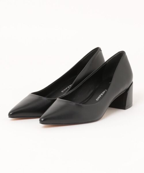 パンプス 「CARRANO」ポインテッドレザーパンプス(61101C)