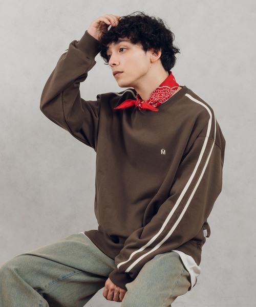 「MUHET」 スウェットカットソー MEDIUM グリーン レディース_画像8