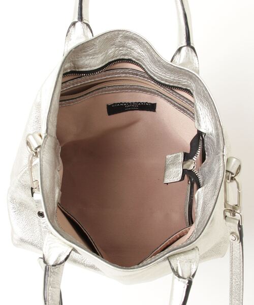 GIANNI CHIARINI（ジャンニ キアリーニ） 2WAYバッグ - シルバー