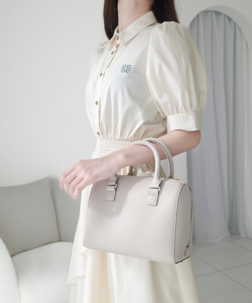 「mily bilet」 半袖ワンピース X-LARGE アイボリー レディース_画像4