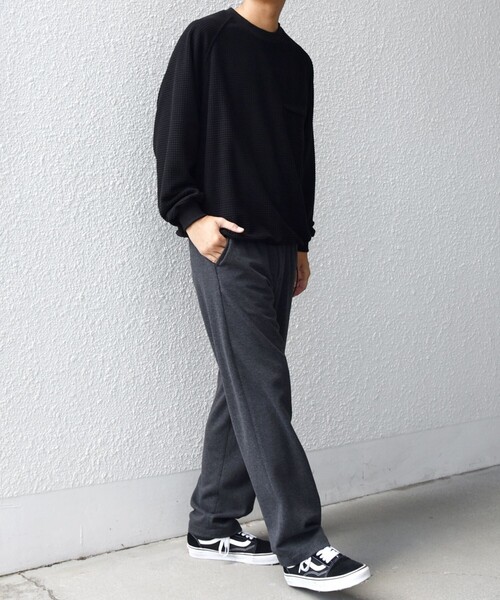 SHIPS any トレーナー スウェット any:「洗濯機可能」グリッド