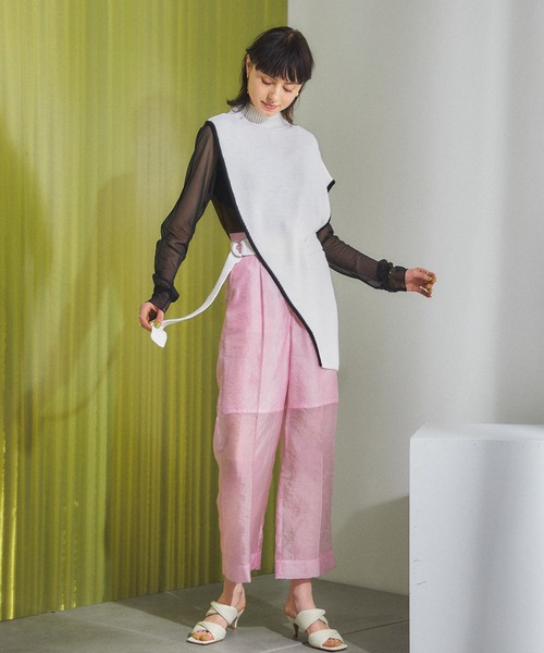 「PUBLIC TOKYO」 長袖ニット FREE アイボリー レディース_画像3