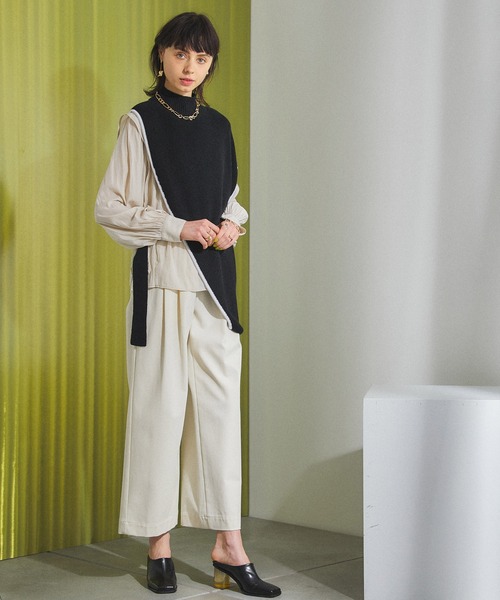 「PUBLIC TOKYO」 長袖ニット FREE アイボリー レディース_画像4